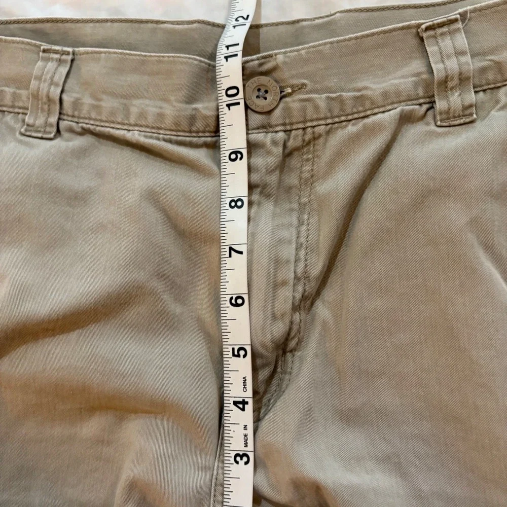 The North Face Mens Khaki Cotton Twill Chino Shorts Size 36 Tan‎ Outdoor Hiking